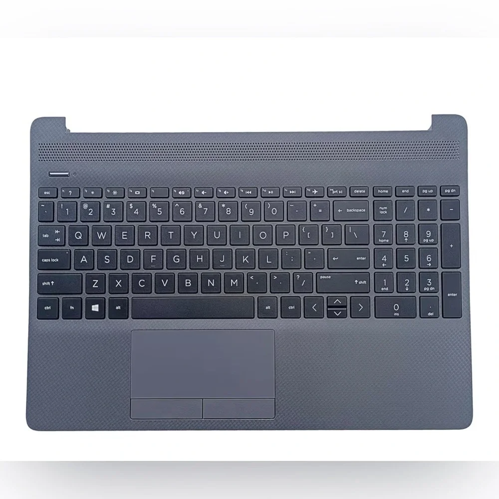 For HP 15-DW 15S-DU 15S-DY Palmrest Non-Backlit US Keyboard Touchpad L94458-001